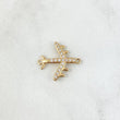 Herraje Avion 1.45gr / 2cm / Circones Blancos Oro Amarillo