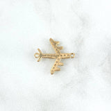 Herraje Avion 1.45gr / 2cm / Circones Blancos Oro Amarillo