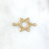 Herraje Estrella de David 0.9gr / 1.3cm / Oro Amarillo