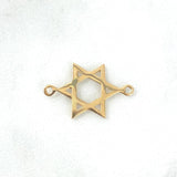Herraje Estrella de David 0.9gr / 1.3cm / Oro Amarillo
