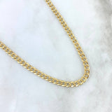 Cadena Cubana 12.95gr / 70cm / 5mm Oro Amarillo +0 *