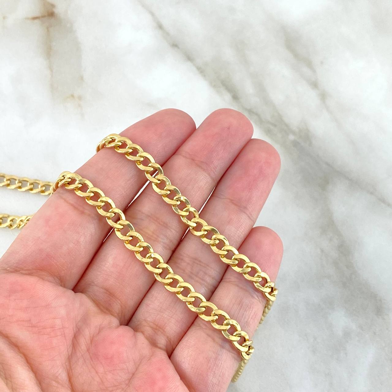Cadena Cubana 12.95gr / 70cm / 5mm Oro Amarillo +0 *