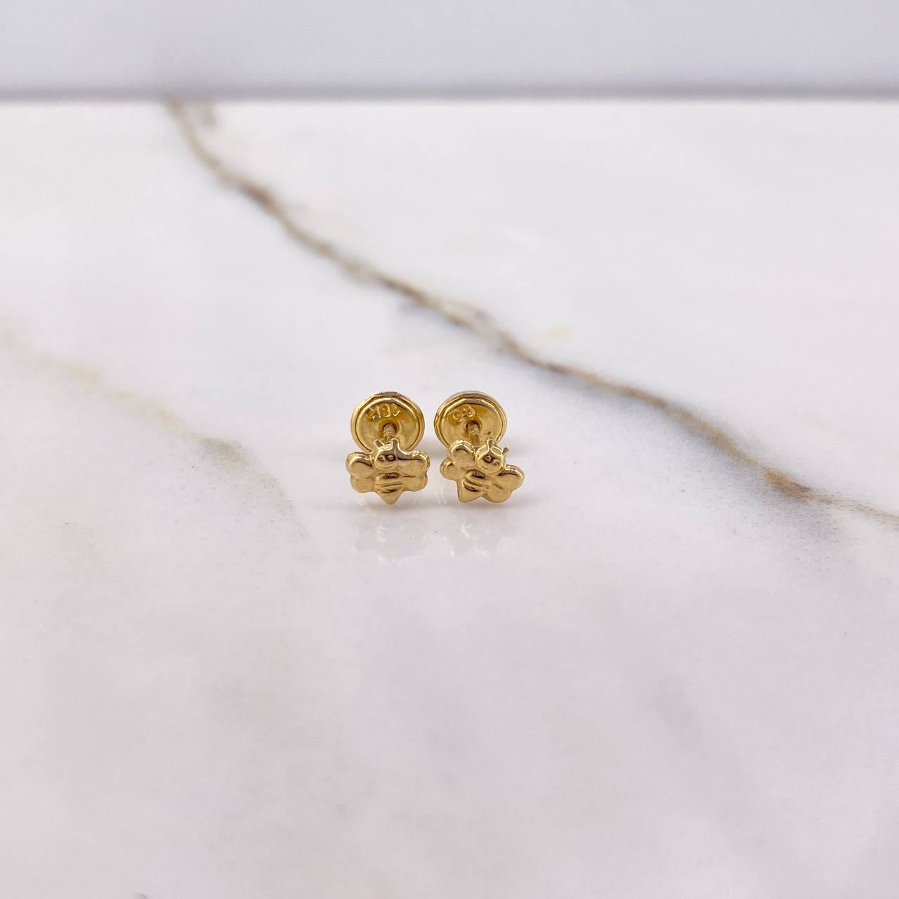 Topos Abeja 0.6gr / Lisas Oro Amarillo $