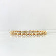 Pulso Bolas 7.3gr / 19cm / 3-4mm Lisas Diamantadas Dos Oros Amarillo Rosa