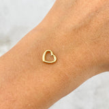 Herraje Corazón Silueta 0.3gr / 8mm Oro Amarillo 18K ©