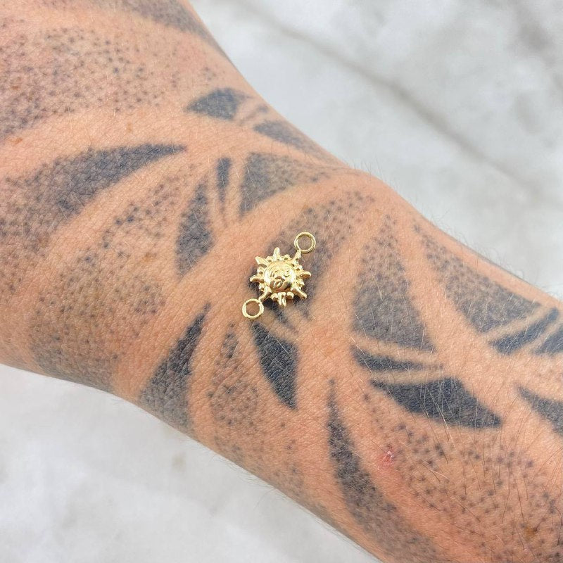 Herraje Sol 0.4gr / 1.5cm / Oro Amarillo ©