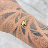 Herraje Sol 0.4gr / 1.5cm / Oro Amarillo ©