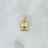 Dije Vaca 0.25gr / 1.3cm / Oro Amarillo ©