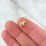 Dije Tortuga 0.35gr / 1.4cm / Troquelada Oro Amarillo ©