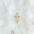 Herraje Cruz 0.5gr / 2.3cm / Lisa Oro Amarillo ©
