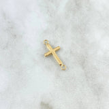 Herraje Cruz 0.5gr / 2.3cm / Lisa Oro Amarillo ©