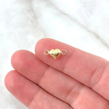 Herraje Corazon 0.3gr / 1.3cm / Troquelado Oro Amarillo ©