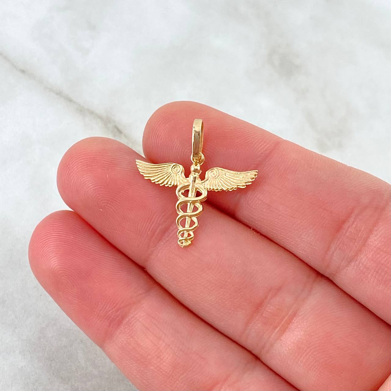 Dije Baston De Hermes 1.25gr / 2.2cm / Oro Amarillo 18K (Oferta)