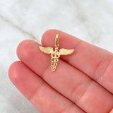 Dije Baston De Hermes 1.25gr / 2.2cm / Oro Amarillo 18K (Oferta)