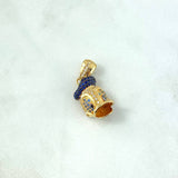 Dije Pato 5.55gr / 3cm / Circones Blancos Azules Oro Amarillo ©