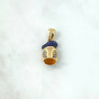 Dije Pato 5.55gr / 3cm / Circones Blancos Azules Oro Amarillo ©