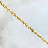 Cadena Lazo 3.95gr / 60cm / 2mm Oro Amarillo +3 *