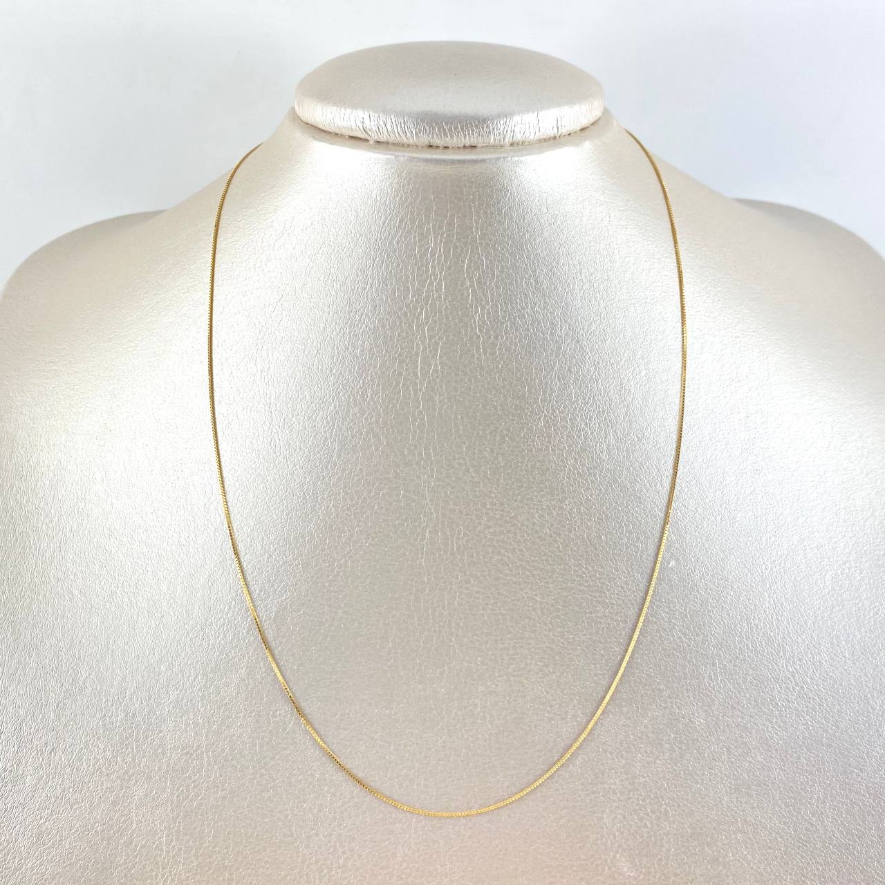 Cadena Veneciana 1.25gr / 45cm / 0.6mm Oro Amarillo +3