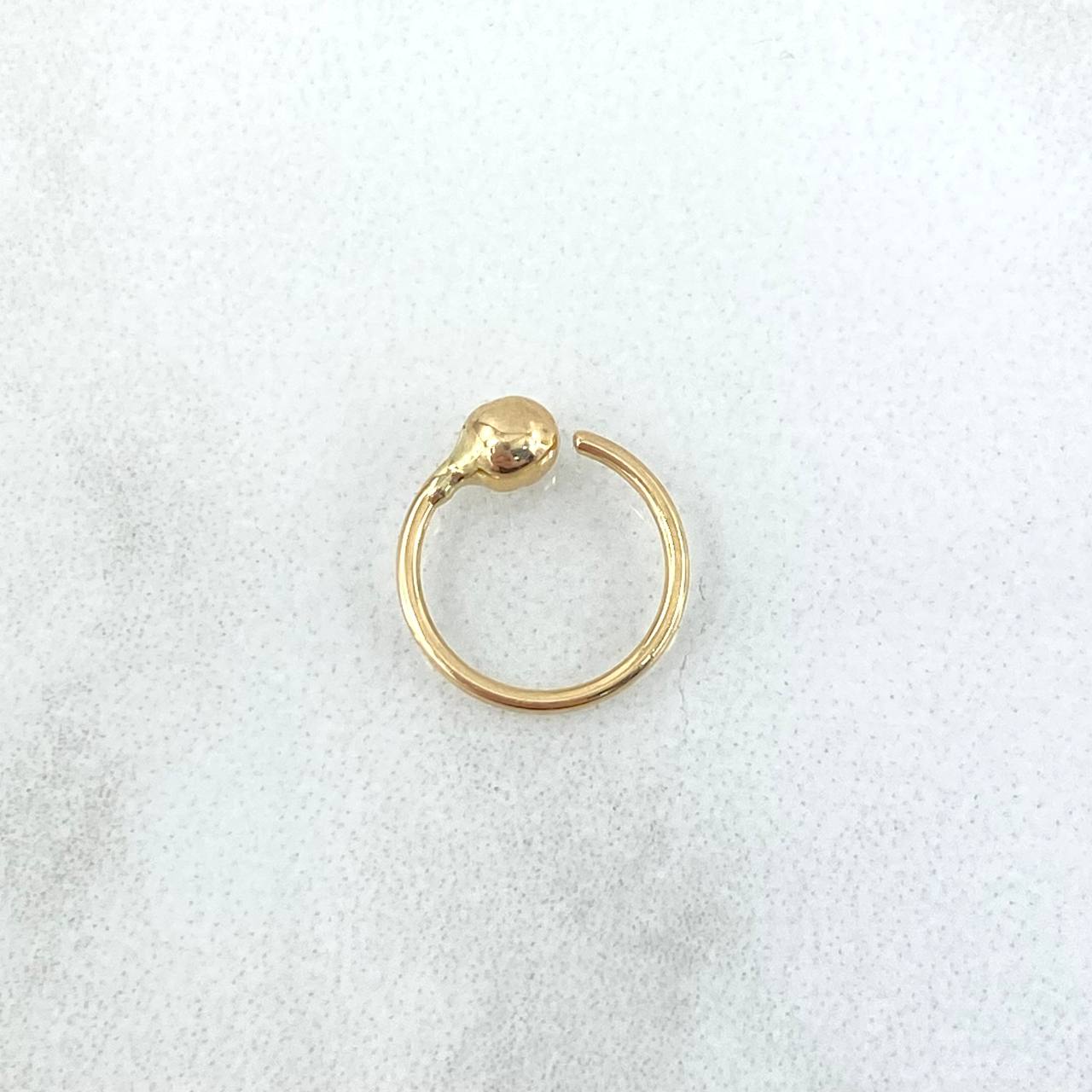 Piercing Aro Bola 3mm 0.25gr / 1cm-1mm Oro Amarillo (Joya)