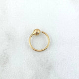 Piercing Aro Bola 3mm 0.25gr / 1cm-1mm Oro Amarillo (Joya) ©
