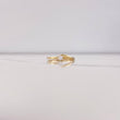 Anillo Solitario Linea Invertida 1.7gr / T7 / Circon Blanco Oro Amarillo $