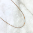 Cadena Franco 4.4gr / 60cm / 1.5mm Dos Oros Blanco Rosa +4*