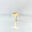 Dije Letra T Lisa 0.5gr / 1.4cm / Oro Amarillo