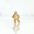 Dije Letra R Lisa 0.65gr / 1.4cm / Oro Amarillo