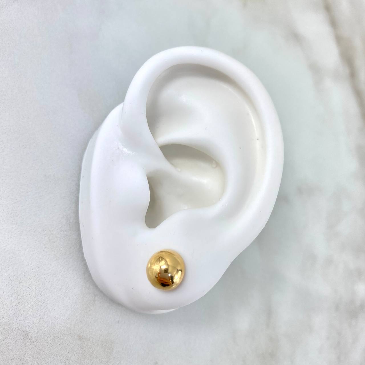 Topos Media Bola 8mm 0.9gr / Lisa Oro Amarillo