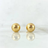 Topos Bola 1.45gr / 1cm / Lisa Oro Amarillo 18K (Oferta)