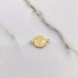 Herraje Corona 0.6gr / 1.7cm / Troquelado Oro Amarillo &