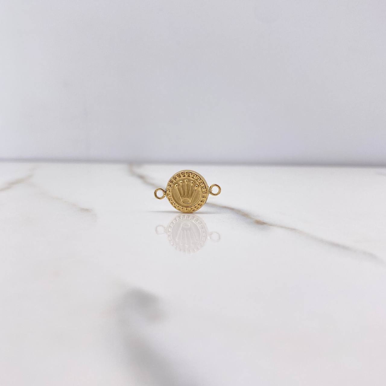 Herraje Corona 0.6gr / 1.7cm / Troquelado Oro Amarillo &