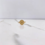 Herraje Corona 0.6gr / 1.7cm / Troquelado Oro Amarillo &