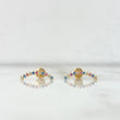 Topos Arco Estela 1gr / 1.7cm / Circones Blancos - Azules - Rosas Oro Amarillo