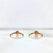 Topos Arco Estela 1.05gr / 1.7cm / Circones Multicolores Oro Amarillo