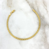 Pulso Chino 2.45gr / 18.5cm / 3.2mm Oro Amarillo +1 *