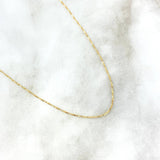 Cadena Veneciana 1.85gr / 45cm / 1mm Oro Amarillo +3 *