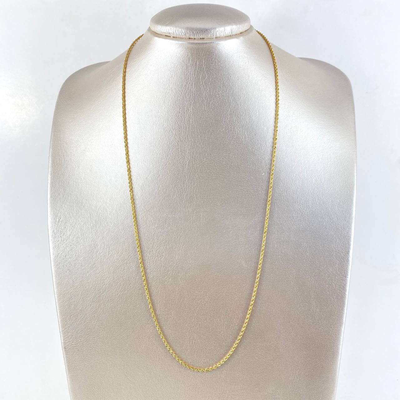 Cadena Lazo 2.05gr / 60cm / 2mm Oro Amarillo +3 *