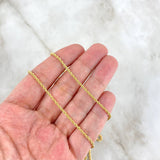 Cadena Lazo 2.05gr / 60cm / 2mm Oro Amarillo +3 *