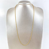 Cadena Lazo 2.05gr / 60cm / 2mm Oro Amarillo +3 *