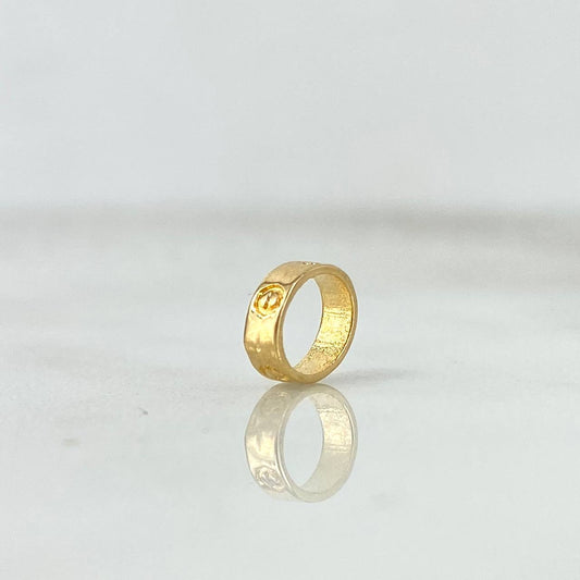 Herraje Tornillo 0.3gr / 0.8cm / Ovalado Oro Amarillo
