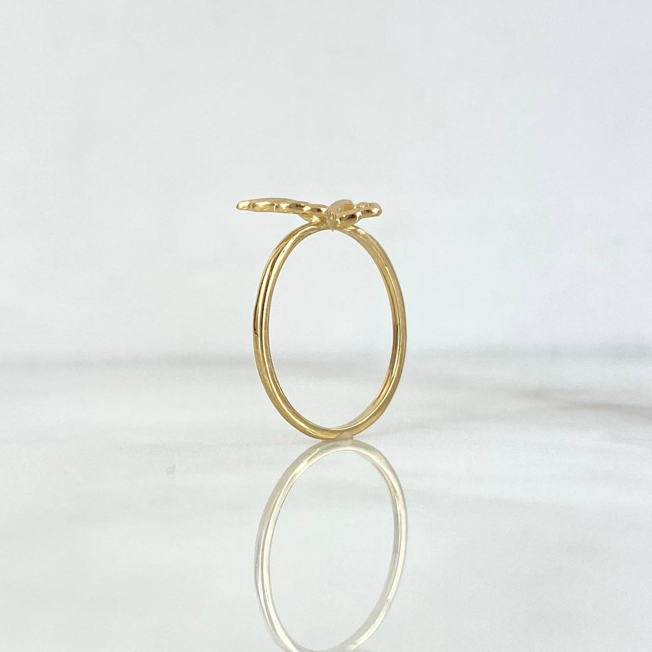 Anillo Alas 1.35gr / T5 1/2 / Oro Amarillo ©