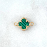 Herraje Trebol 0.7 g / 1.5 cm Oro Amarillo 18K