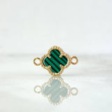 Herraje Trebol 0.75 g / 1.5 cm Oro Amarillo 18K