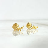 Topos Rama de Laurel 0.6gr / 0.8cm / Oro Amarillo ©