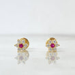 Topos Flor Tupida 0.9gr / 0.6cm / Circones Blancos - Fucsia Oro Amarillo ©