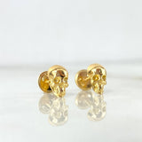 Topos Calavera 1.2gr / 8mm Oro Amarillo 18K