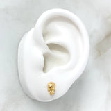 Topos Calavera 1.2gr / 8mm Oro Amarillo 18K ©