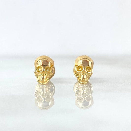 Topos Calavera 1.25gr / 7.7mm Oro Amarillo 18K *