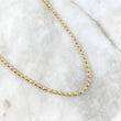 Cadena Militar 16.95gr / 60cm / 3mm Bola Diamantada Oro Amarillo *